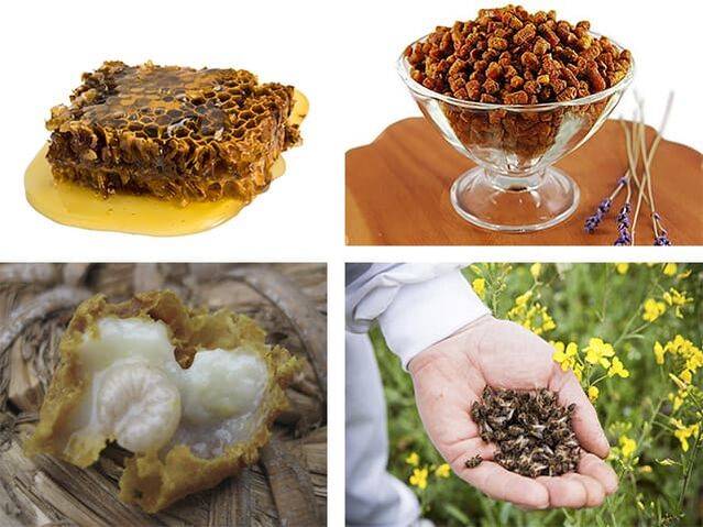 Propolis, peg, albine -bee, jeleu regal
